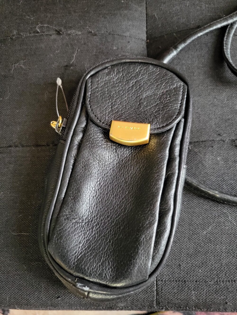 NEW AMERICANA BY SHERIF LEATHER MINI CROSSBODY - Picture 1 of 9